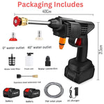 Load image into Gallery viewer, deevudi Cordless 48V Electric Car Pressure Washer Power Washer Gun with Accessories Portable Power Cleaner with Multi-Function Nozzle Suitable for Car Washing Gardening Fences Siding
