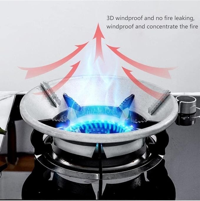 deevudi Gas Saver Burner Stand | Gas Saver Jali | Home Gas Stove Fire & Windproof Energy Saving