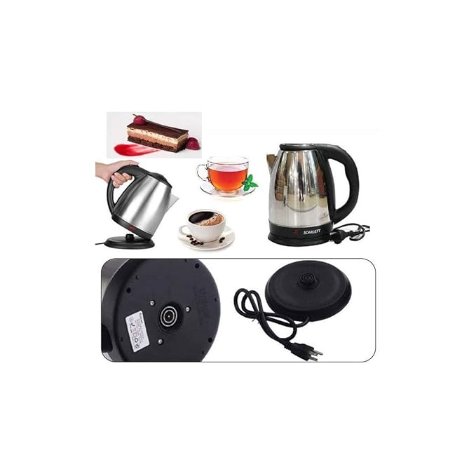 deevudi Scarlett Automatic Electric Kettle STTB121 for Tea Coffee Making Multipurpose Milk Boiling Water Heater 2.0 Litre Extra Lage Boiler with Handle
