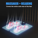 Load image into Gallery viewer, deevudi Relax &amp; Rejuvenate: EMS Foot Massager Mat Electric - Pain Relief for Legs &amp; Feet | Home Foot Spa Massager | Rechargeable EMS Foot massager mat, Massage Therapy for Foot
