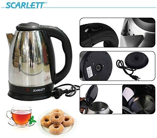 deevudi Scarlett Automatic Electric Kettle STTB121 for Tea Coffee Making Multipurpose Milk Boiling Water Heater 2.0 Litre Extra Lage Boiler with Handle
