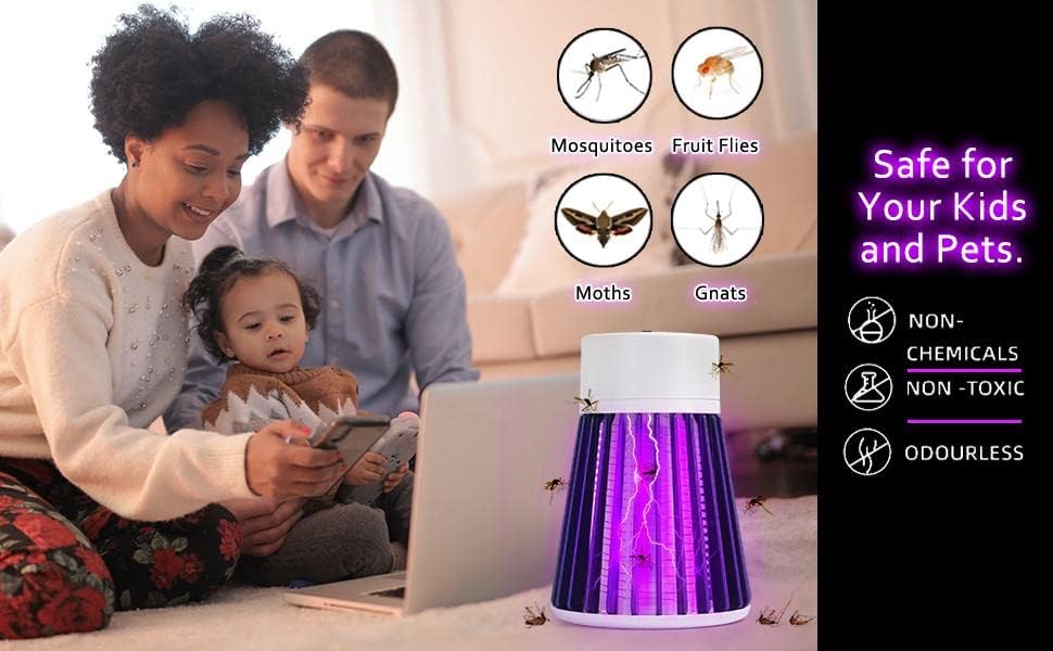 deevudi Mosquito-Killer-Lamp-International-Eco-Friendly-Bug-Zapper-Electric-Mosquito-Lamp-Dual-Mosquito-Zapper