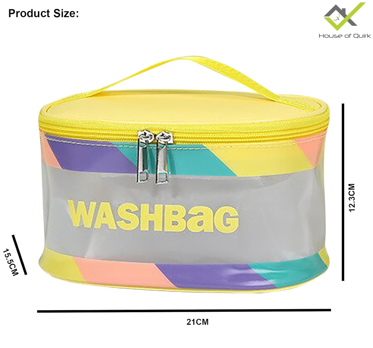 deevudi Clear Toiletry Bag, Wash Make Up Bag PVC Waterproof Zippered Cosmetic Bag, Portable Carry Pouch for Women Men (Set of 3 Bag Black)