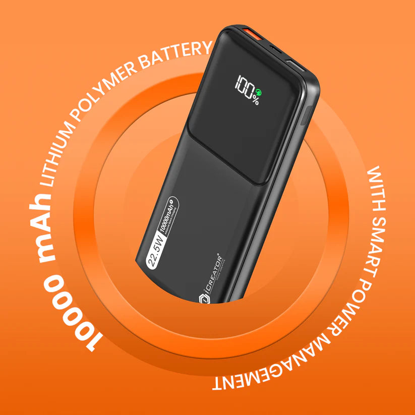 Advance Series 10K mAh PowerBank With 2 USB Port with Digital Display