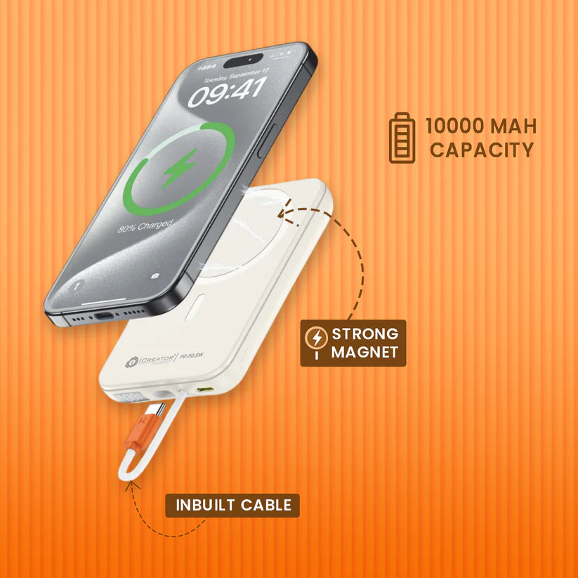 Airport Series 10000mAh Magnetic Wireless Power Bank