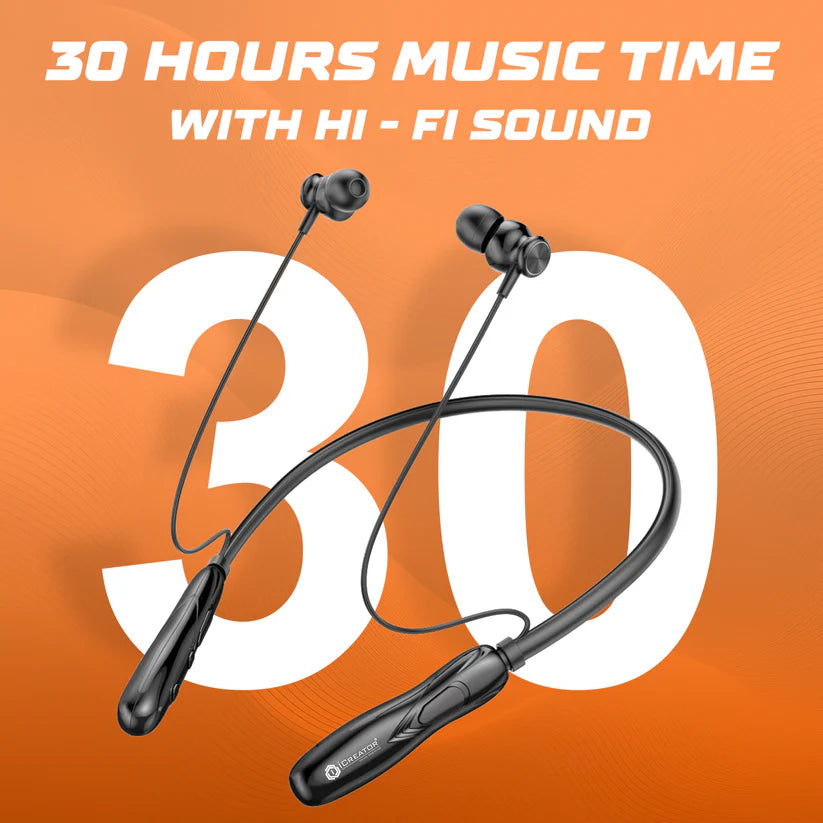 Cloud Series Bluetooth Neckband | 30H Playtime & Comfortable Fit