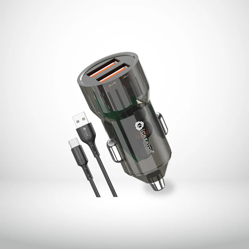 Trans Series 15W Car Charger | QC Fast Charger