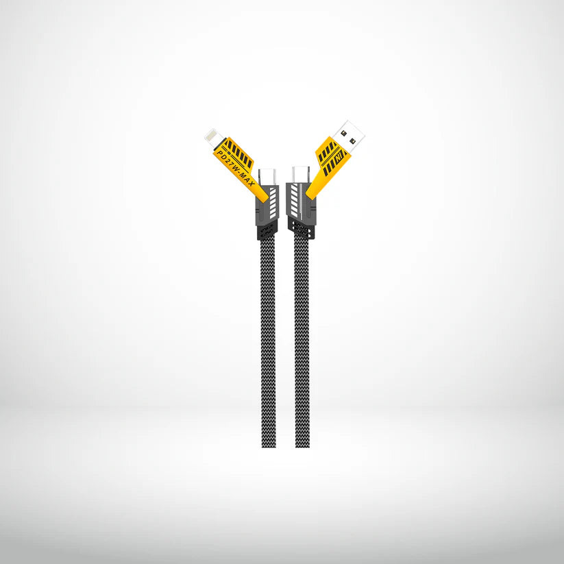 Allrounder Series 4 in 1 Durable Weave Data Cable With Super V00C