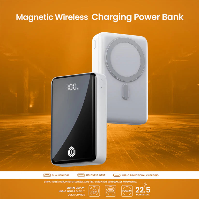 Jumbo Series 20000mAh Magnetic Wireless Power Bank | 22.5W Fast Charging