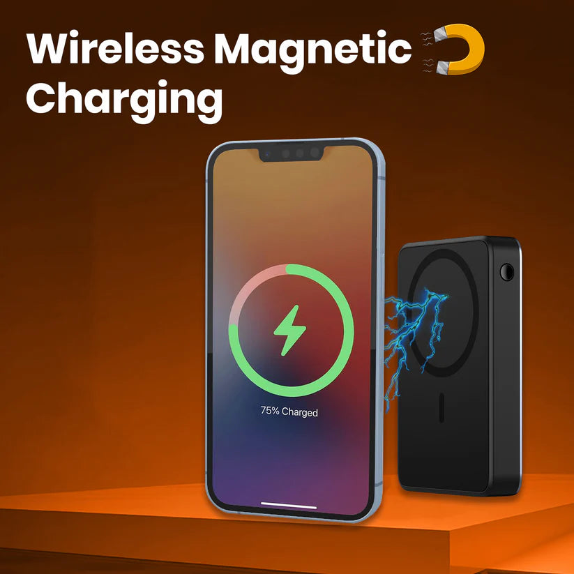 Magnet Series 10K mAh PowerBank | 22.5W PD Output with LED Digital Display