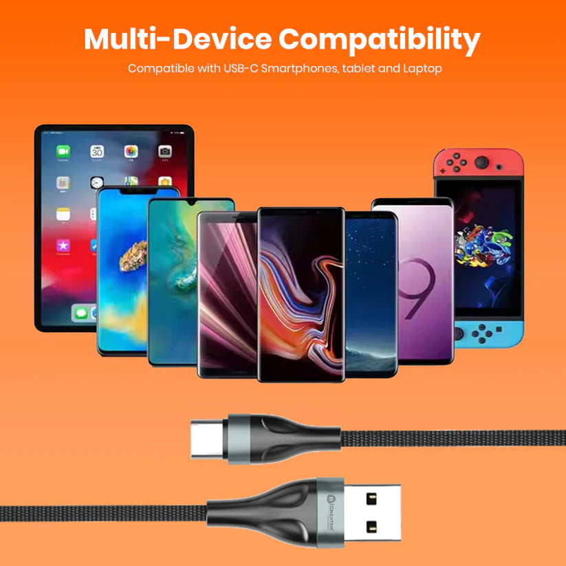 Penther Series Data Cable With 3.4A Fast Charging