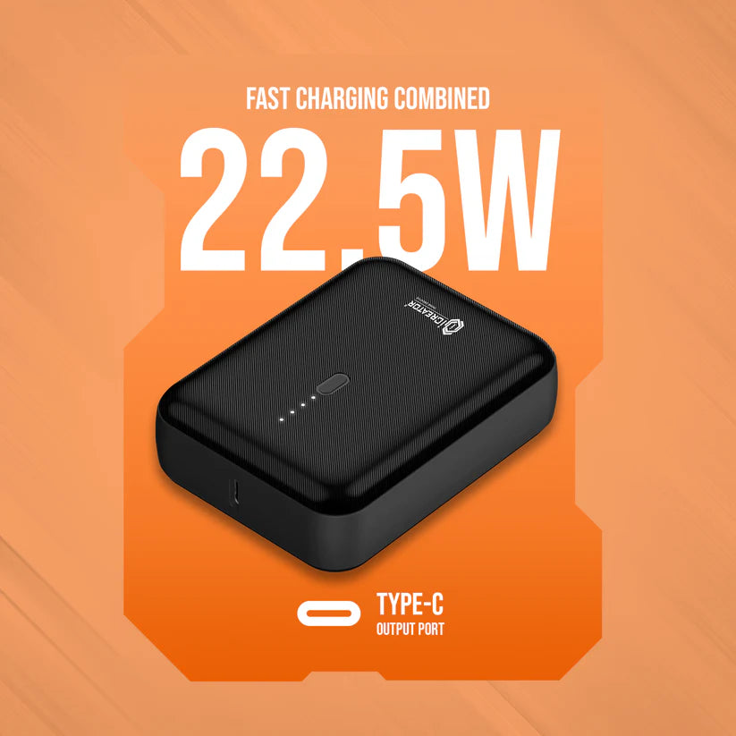 Pocket Series 10K mAh PowerBank | Fast Charging With 22.5W PD Output