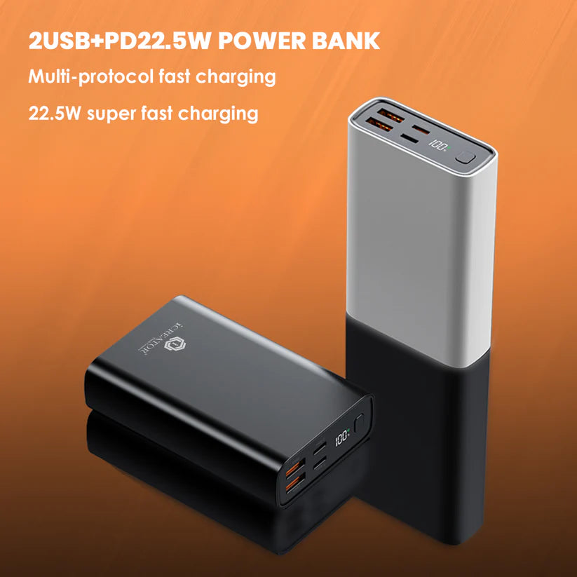 Travel Series 20K mAh PowerBank With 22.5W PD Output and Quick Charging 3.0