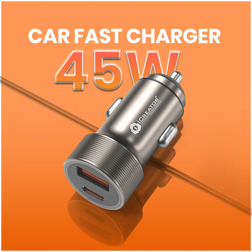 Turbo Series Super Fast Car Charger | PD Charge & Quick Charge 3.0
