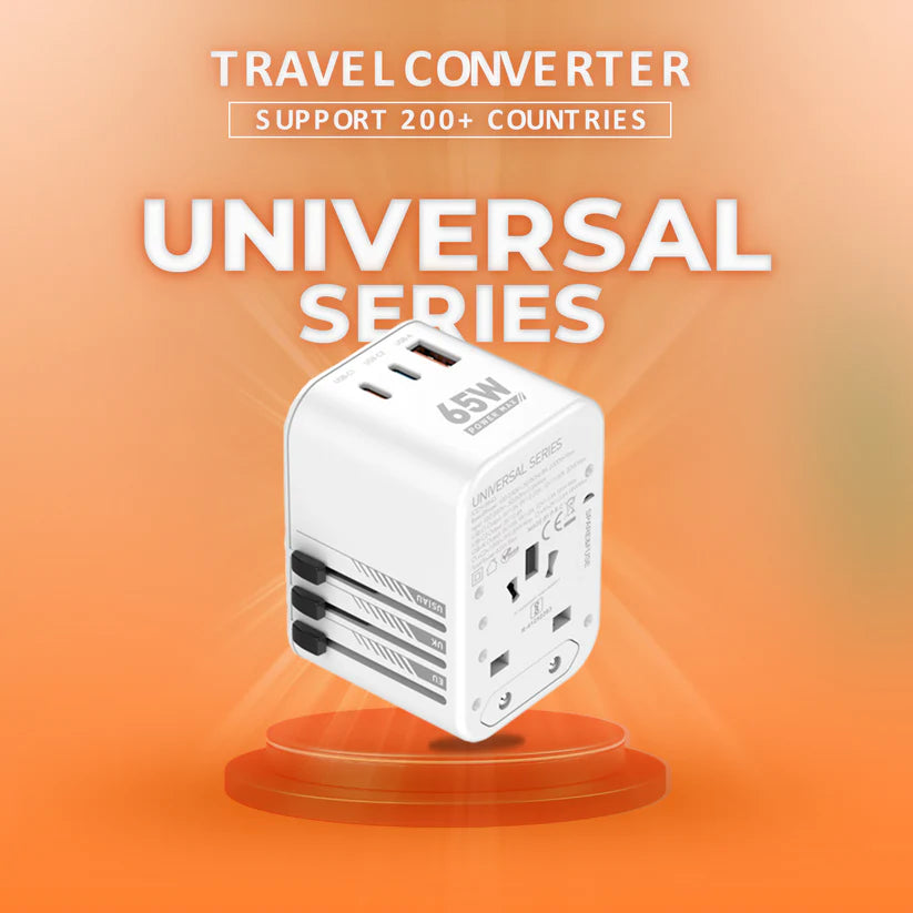 Universal Series Travel Converter | 65W Quick Charge