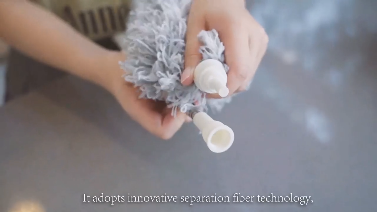 deevudi Upgraded Long handle Microfiber Feather ceiling Duster for Dust cleaning with extendable Pole 30-100 Inch with anti scratch Bendable Head brush for Cleaning High Cobweb stick high Ceiling Fan